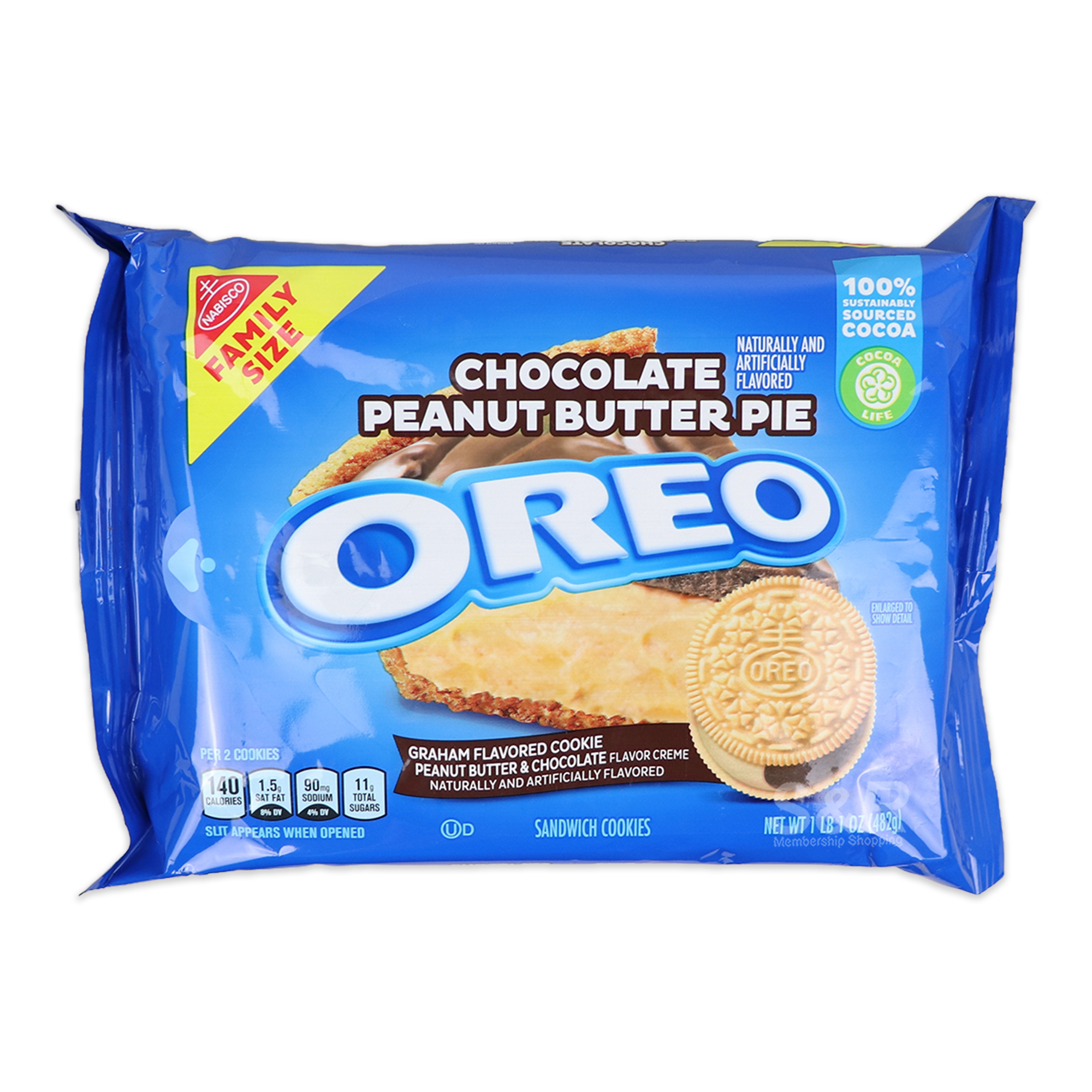 Oreo Chocolate Peanut Butter Pie 482g Oreo Chocolate Peanut Butter Pie 482g